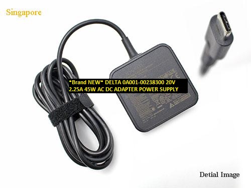 *Brand NEW*DELTA 45W 20V 2.25A 0A001-00238300 AC DC ADAPTER POWER SUPPLY